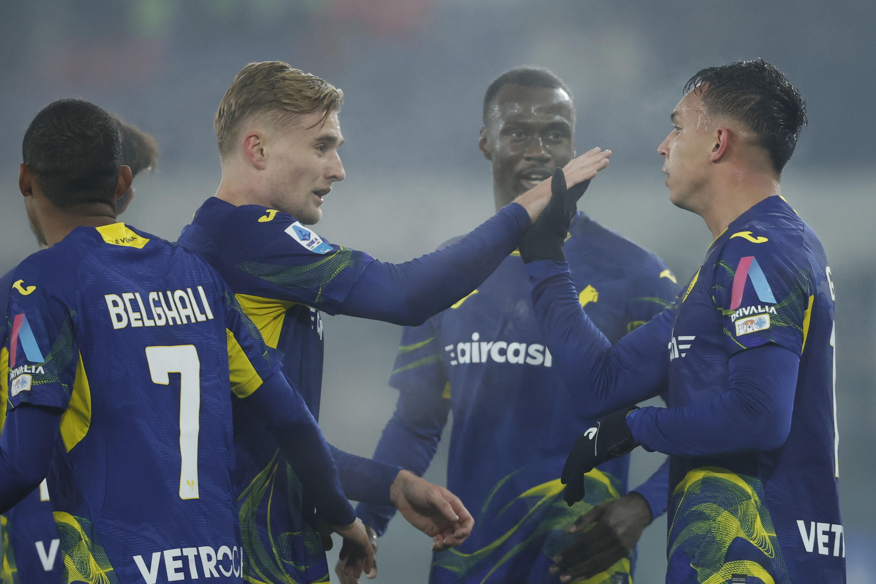 Hellas Verona avas eelviimase võistkonnana võiduarve. Foto: Scanpix / Emanuele Pennacchio / EPA
