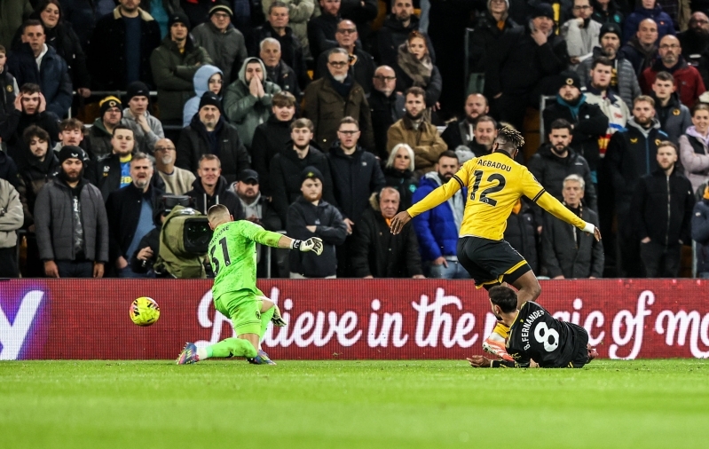 Masendavat seeriat tegev Wolves lõi vahelduseks värava, aga Manchester Unitedi vastu jäi sellest väheks