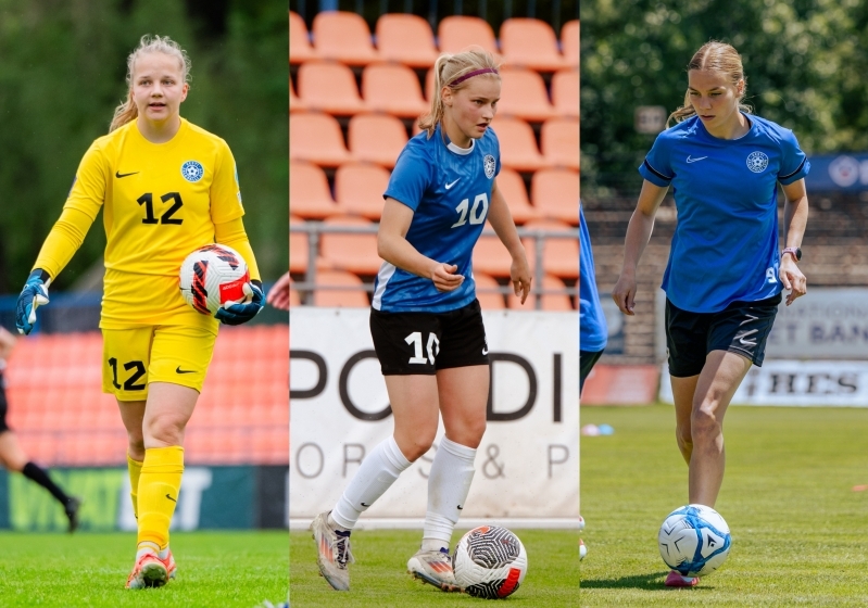 Aasta naisjuuniori esikolmiku moodustavad väravavaht, keskväljamängija ja ääreründaja