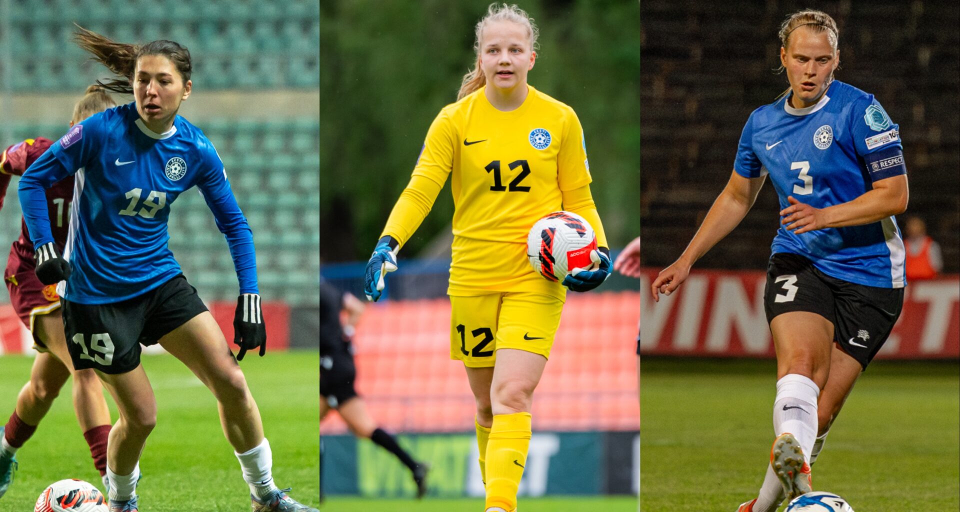 Aasta naisjalgpalluri tiitlile konkureerivad kolm välismaal pallivat naist