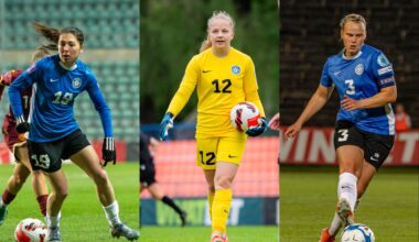 Aasta naisjalgpalluri tiitlile konkureerivad kolm välismaal pallivat naist