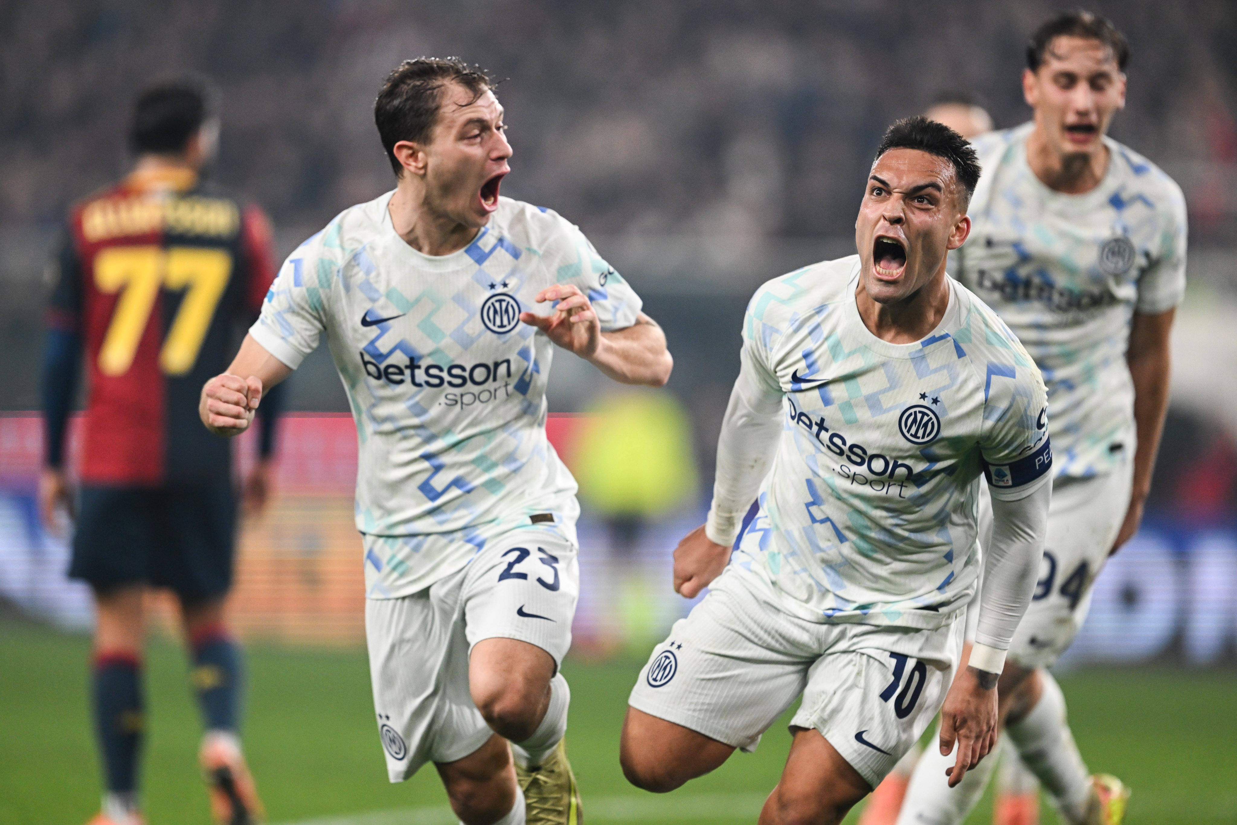 Lautaro Martinez aitas Interi tabelis esimeseks. Foto: Scanpix / Tiziano Ballabio / IMAGO