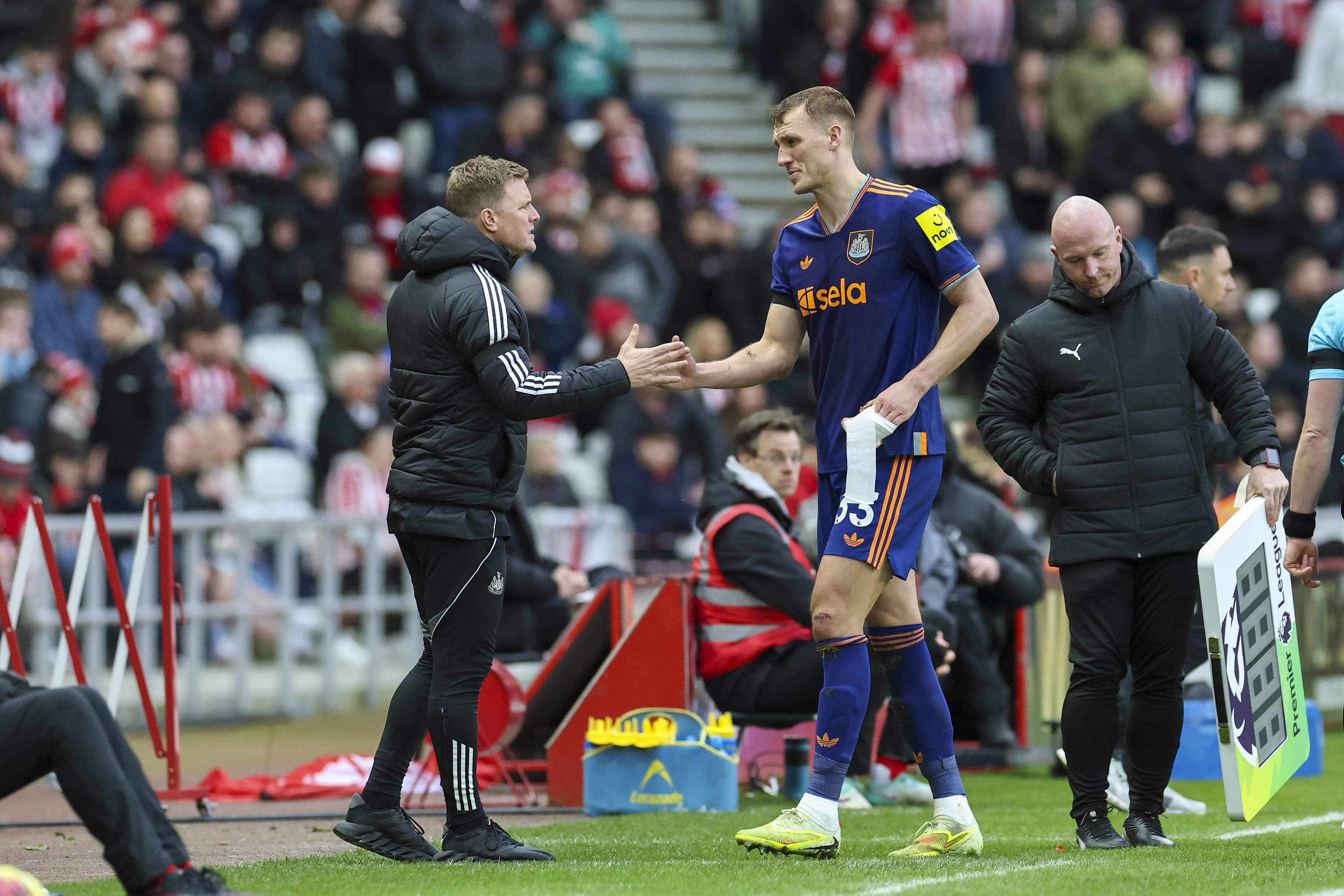 Dan Burn lahkus derbimängus väljakult 42. minutil. Foto: Scanpix / Phil Duncan / Every Second Media