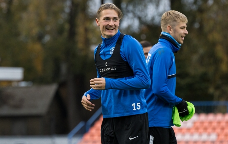 Veel eelmisel sügisel kuulus Viidas U21 koondisesse. Foto: Katariina Peetson / jalgpall.ee