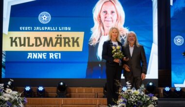 Anne Rei pälvis jalgpalliliidu kuldmärgi, kaheksa inimest said hõbemärgi