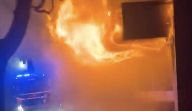 Soomes põles suure leegiga toidupood