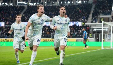 Inter tõmbas Atalanta mäkketõusule pidurit ja lõpetab aasta tipus