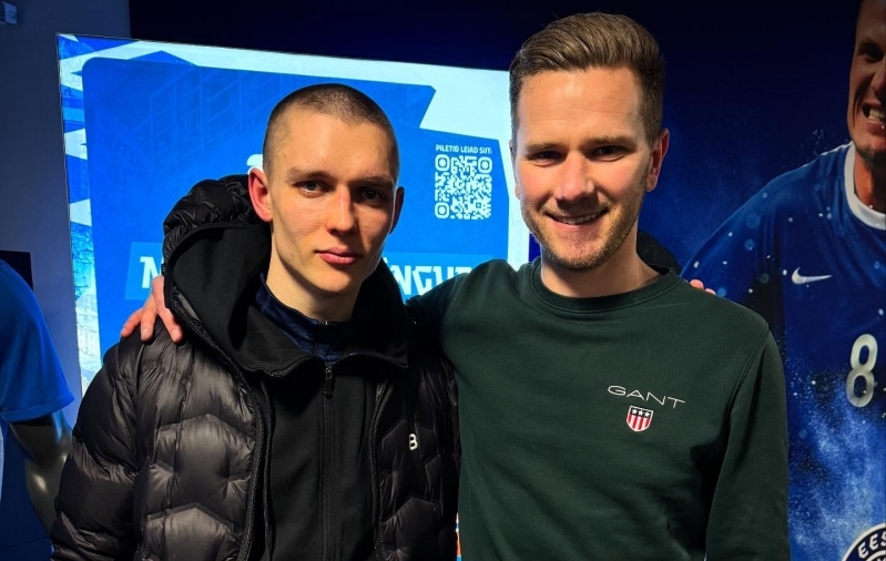 Markus Jürgenson vedas Otto-Robert Lipu toetuseks korjandust. Foto: @markusjyrgenson / Instagram