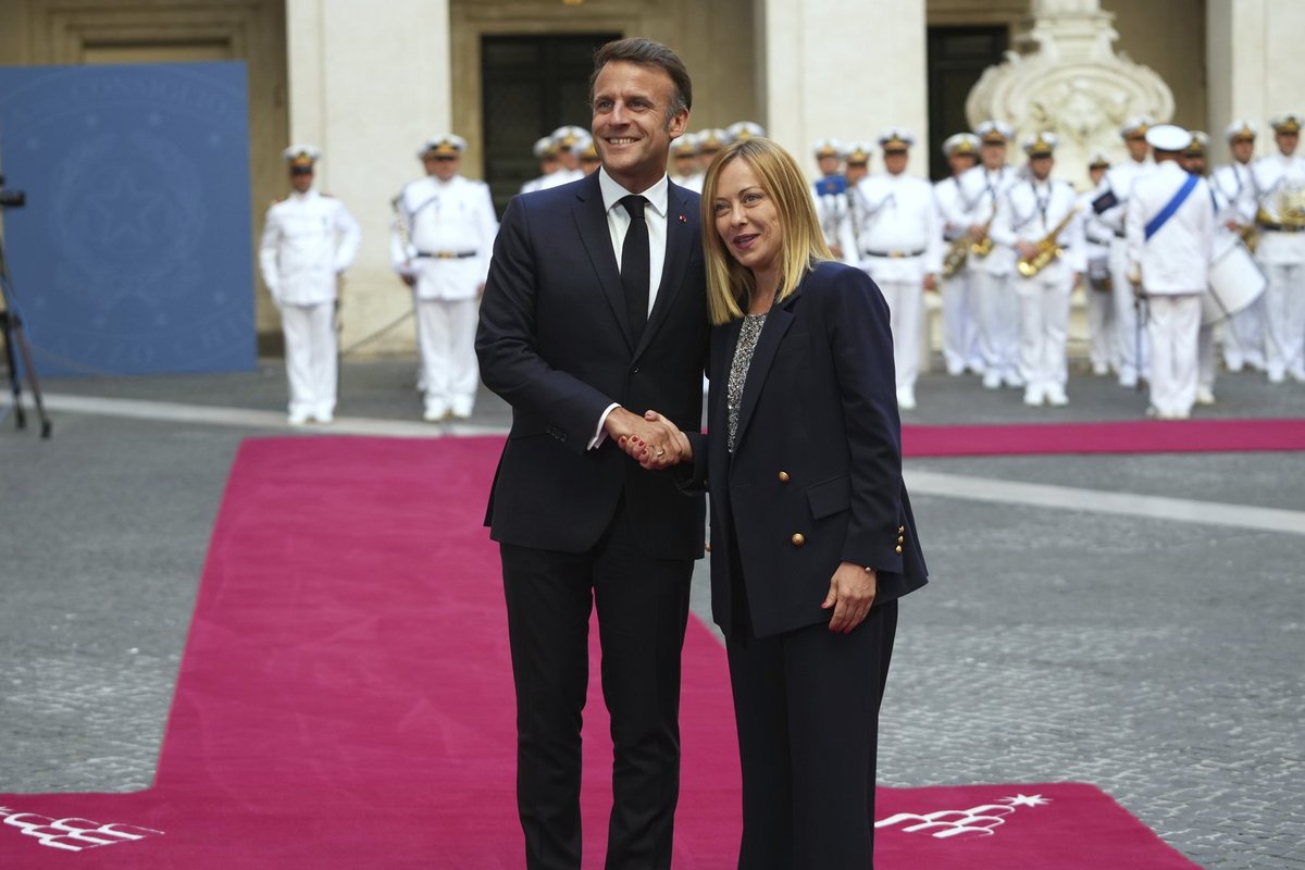 FT: Venemaa külmutatud varade kasutamise tapsid Meloni ja Macron