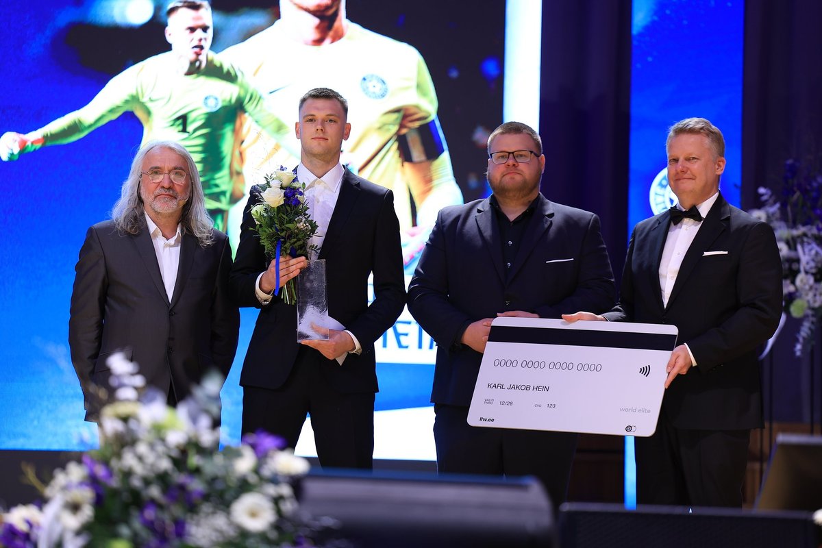 DELFI FOTOD | Karl Jakob Hein valiti esmakordselt Eesti aasta jalgpalluriks