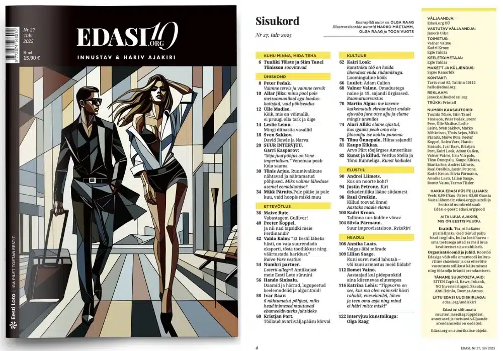 Ajakirja #27 tutvustus: oodates valget laeva – Edasi