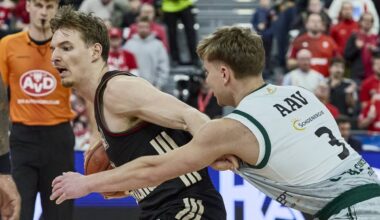 Eesti korvpallilootus Jorke Aav sai Saksamaa kõrgliigas Euroliiga klubi vastu käe valgeks