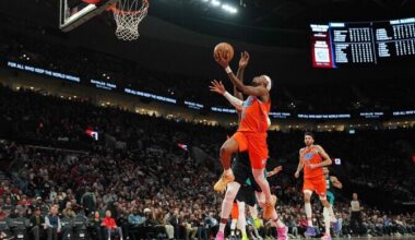 Läänekonverentsi tipud Thunder ja Lakers jätkasid võidukalt | Korvpall