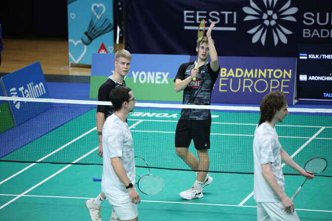 Eesti sulgpallurid alustasid kodust EM-valikturniiri raske võiduga | Sulgpall