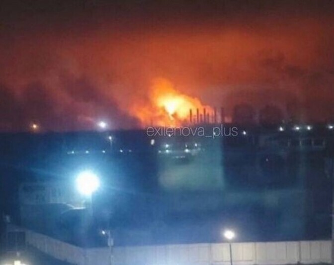 Venemaal põleb suur naftakeemiatehas | Välismaa