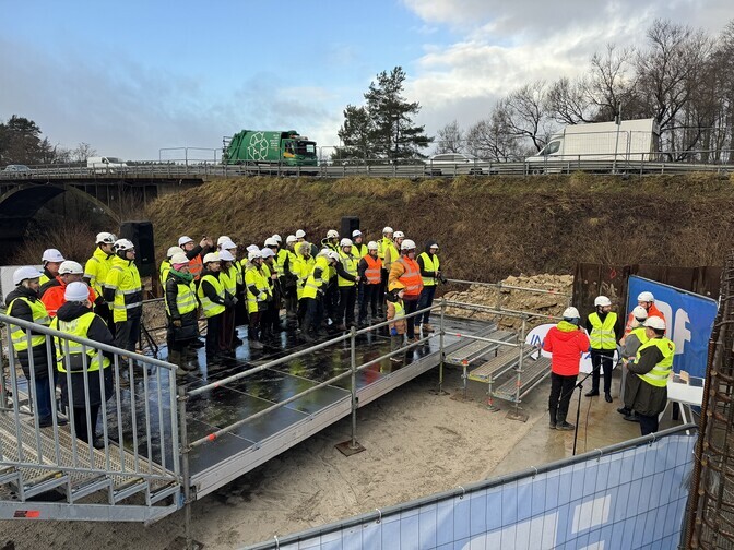 Pärnus Reiu jõge ületav Sindi-Lodja uus sild sai nurgakivi | Eesti