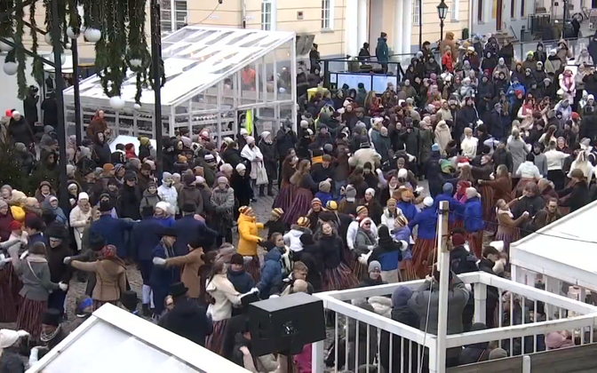 Tartus peeti juba 16. korda talvist tantsupäeva | Eesti