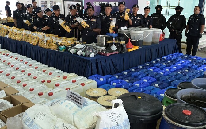 Malaisia politsei pidas kinni ühe suurematest uimastikogustest riigi ajaloos | Välismaa