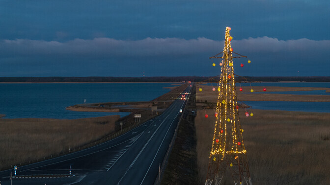 Saaremaal on ehitud mitmed ebatavalised jõulupuud | Eesti