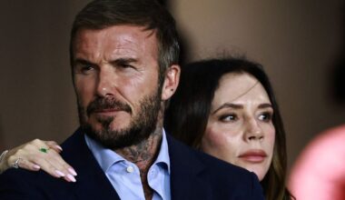 FOTOD | Keerulised päevad: räsitud David Beckham käis pärast aina süvenevat peretüli matustel