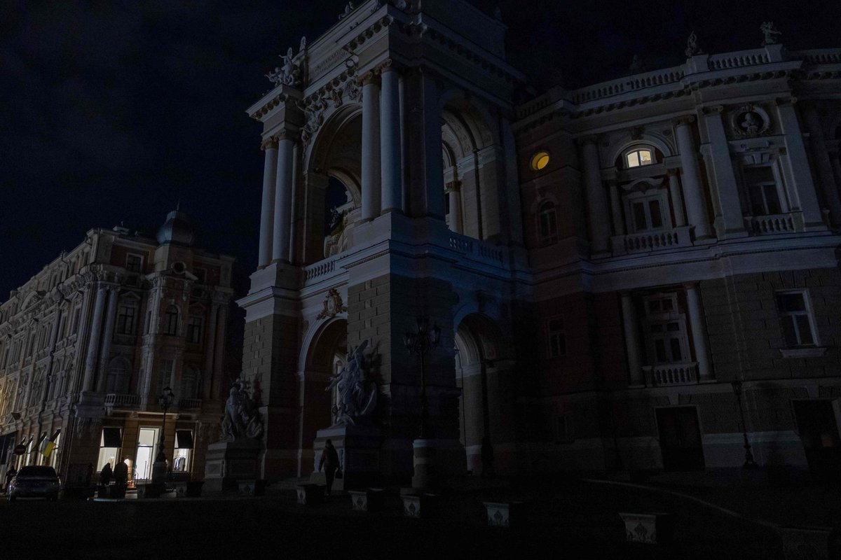 Vene õhurünnaku tõttu kadusid pea kogu Odessas elekter, vesi ja küte