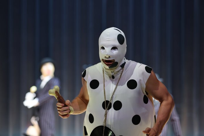 Alex Paul Pukk lavastuses „Kuningas Ubu“ 