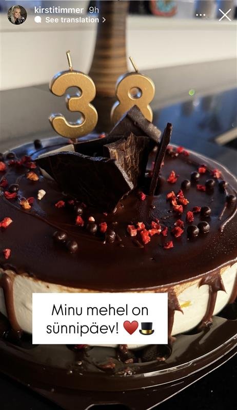 Kirsti Timmer õnnitles oma elukaaslast