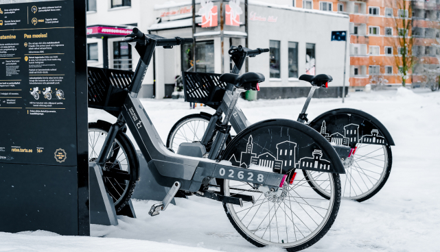 Rattaringluse rattad talvel