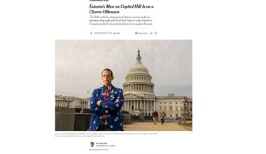 New York Times: Eesti mees võlub oma sarmiga USA kongresmene