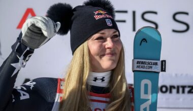 Ajalugu teinud Lindsey Vonn tõusis MK-sarja vanimaks etapivõitjaks