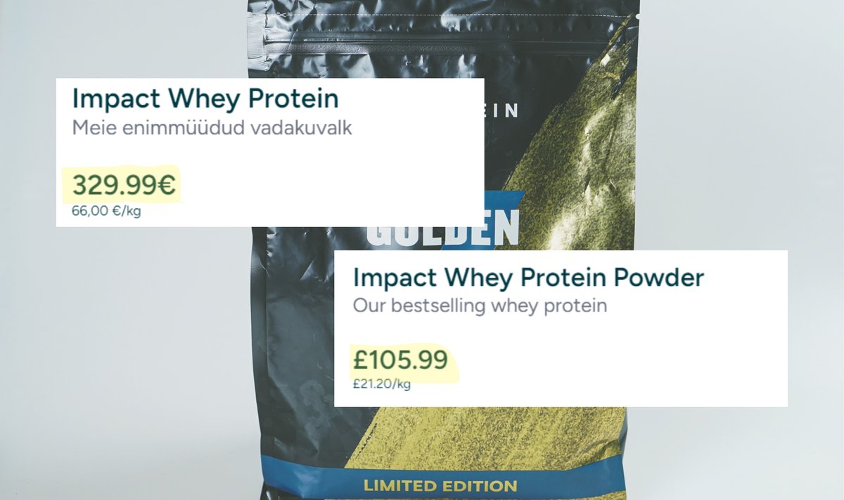 KÄÄRID: Sama toode, kordades kõrgem hind. Sedasi erineb Poola firmal kauba hinnastamine Eestis ja Suurbritannias.