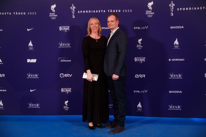 Spordiaasta Tähed 2025 fotosein: Nelli Differt abikaasaga