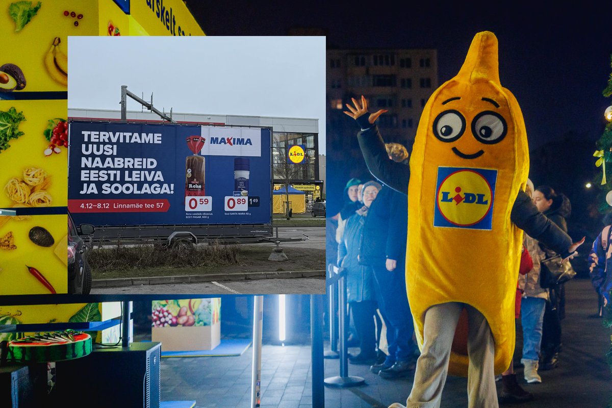 Lidli uut kauplust odava kaubaga tervitav naaber: konkurents on edasi viiv jõud