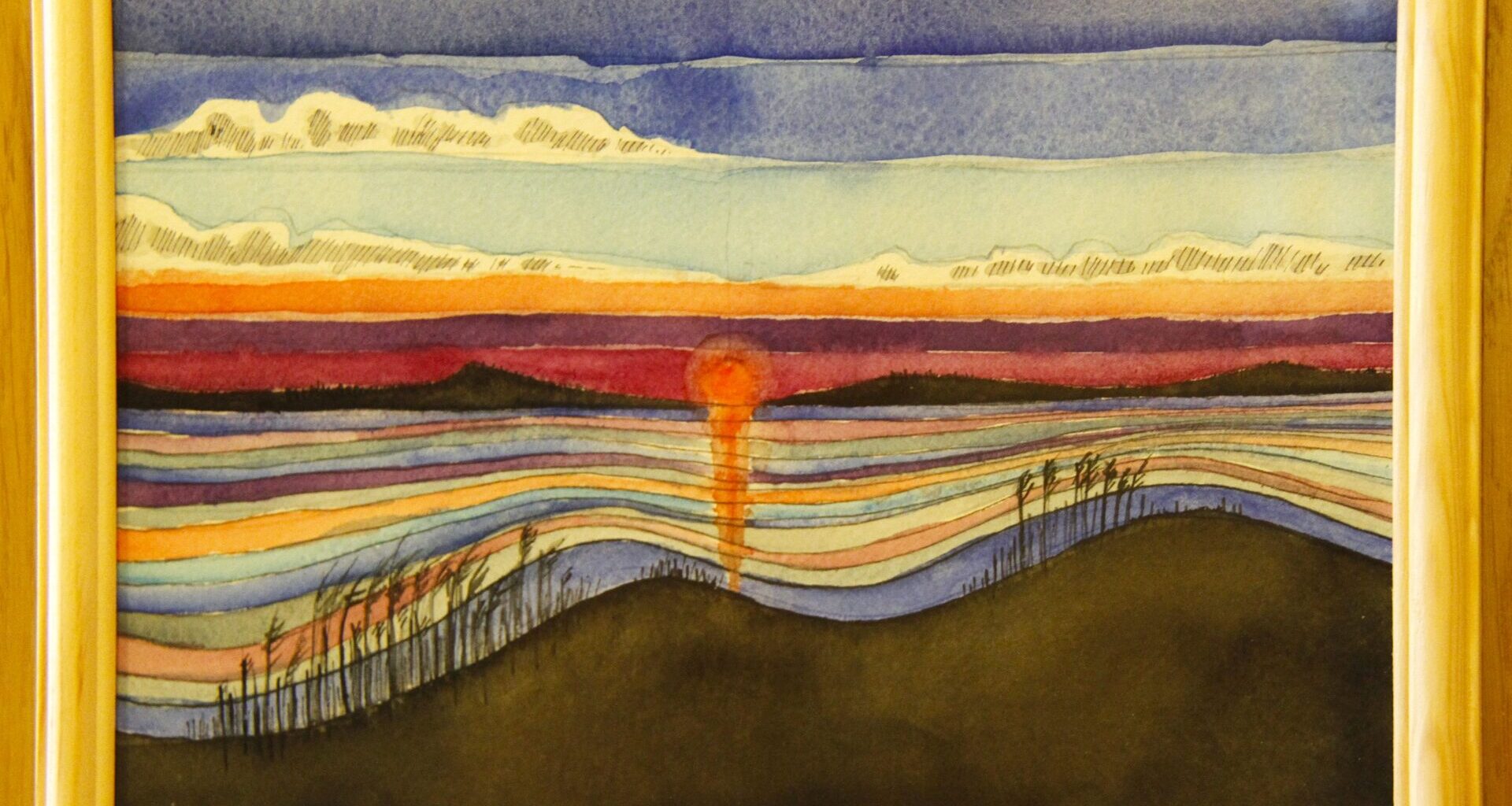 Haapsalu värvilised loojangud jõudsid raamatukokku