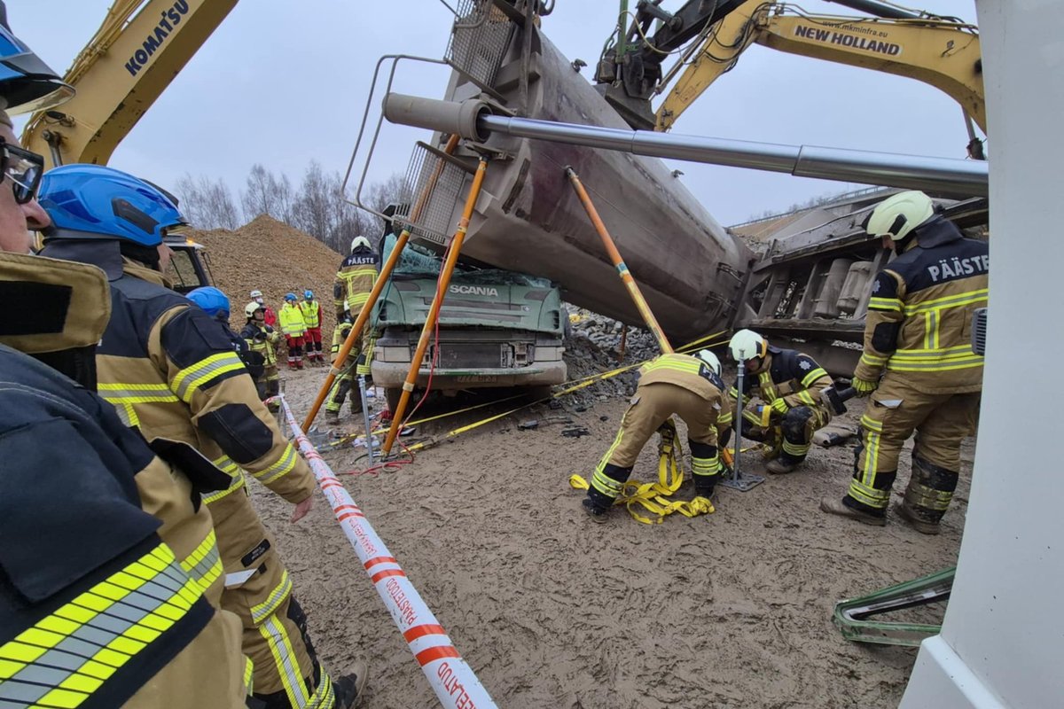 VIDEO | Rail Baltica ehitusel juhtus raske tööõnnetus