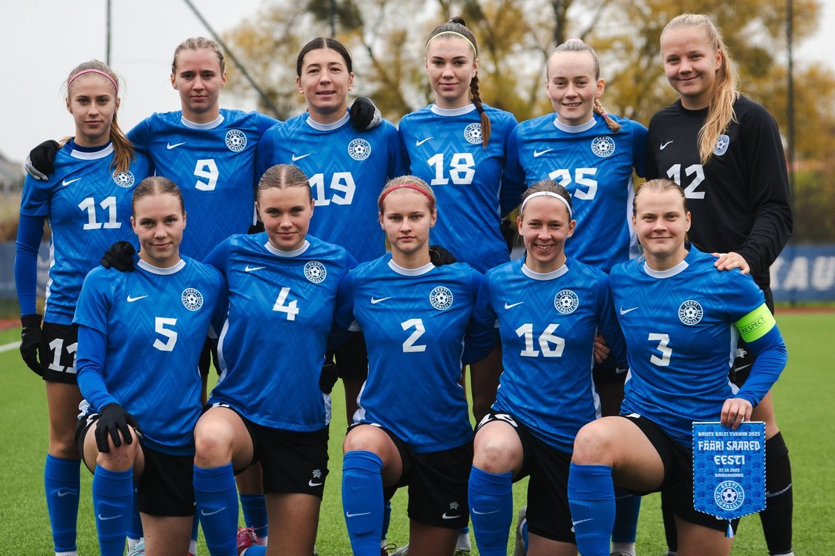 Eesti jalgpallinaiskond langes maailma edetabelis Leedu selja taha, Läti hingab kuklasse
