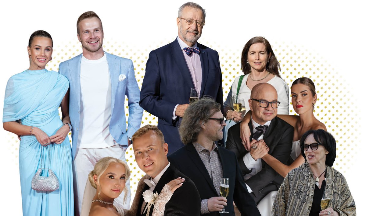 ARMASTAVAD PAARID Tuuli-Ann Freienthal ja Mihkel Moosel, Marju ja Jaanus Koort, Toomas Hendrik Ilves ja Alicia Skarimbas, Mihkel ja Maria Raud, Endrik Üksvärav ja Siiri Sisask.