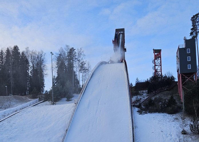 Tehvandi hüppemägi 23. detsembril.