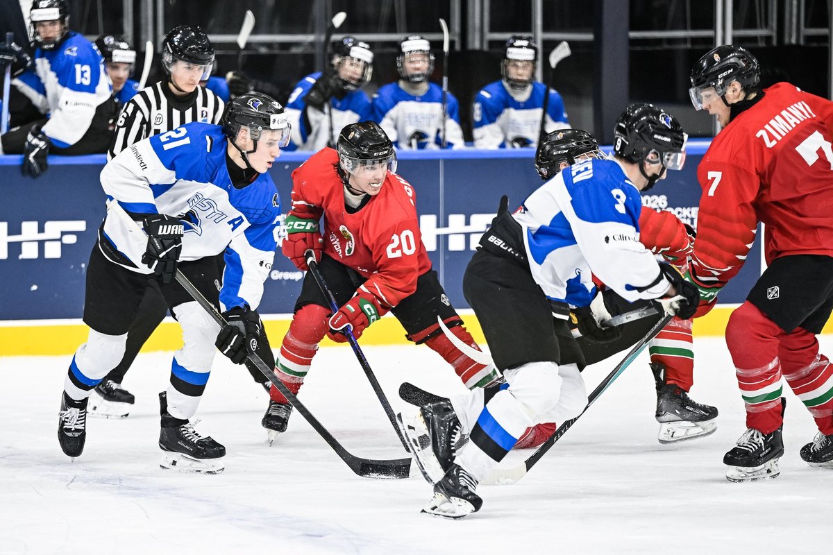 Eesti U20 jäähokikoondis pidi MMil vastu võtma teise kaotuse