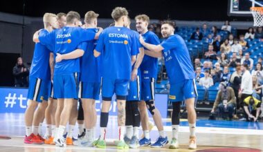 Eesti korvpallikoondis tõusis maailma edetabelis kahe koha võrra