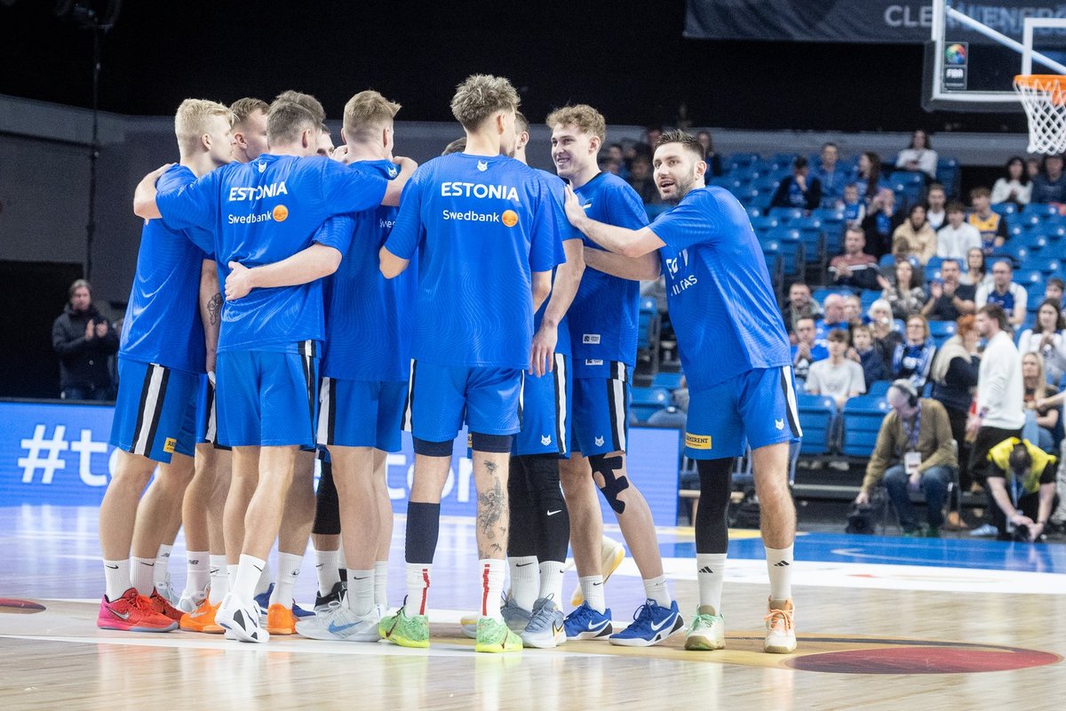 Eesti korvpallikoondis tõusis maailma edetabelis kahe koha võrra