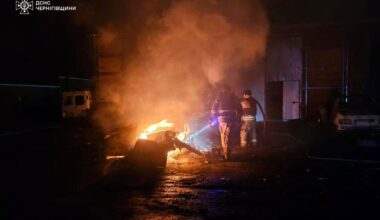 Venemaa korraldas Ukrainale taas ulatusliku õhurünnaku, Venemaal süttis kautšukitehas