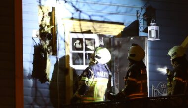 FOTOD | Kalamajas põleb korter, viga sai kass