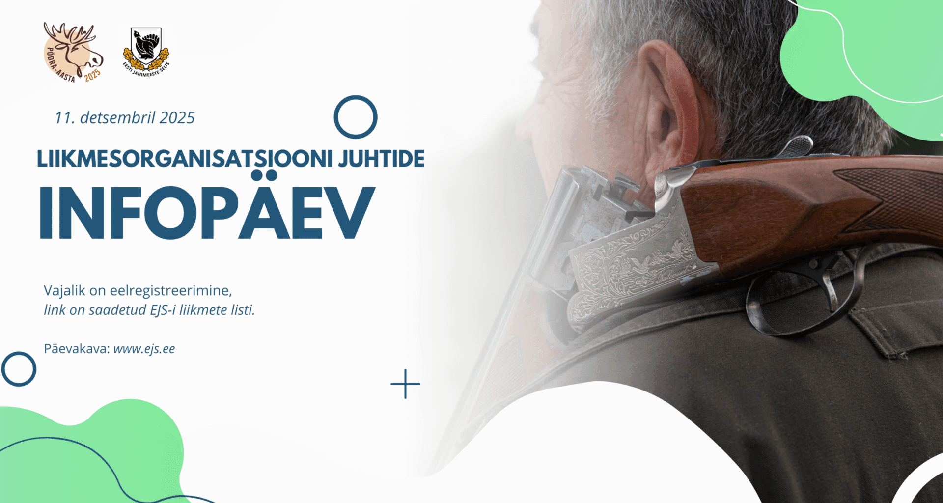 Liikmesorganisatsiooni juhtide infopäev 2025 - Eesti Jahimeeste Selts