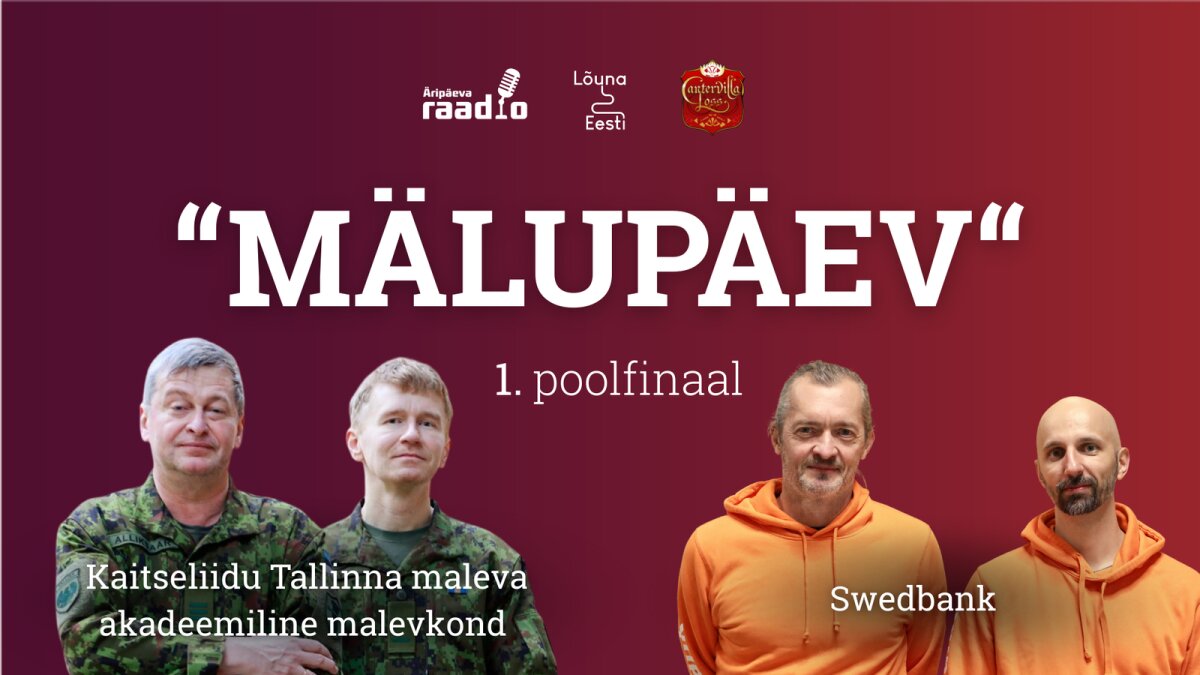 Kes kindlustab koha “Mälupäeva” finaalis? Vastamisi lähevad mälumängu medalistid ja malevlased