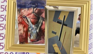 miljoneid väärt kunstikogu tööd seisid seinte ääres ja duširuumis