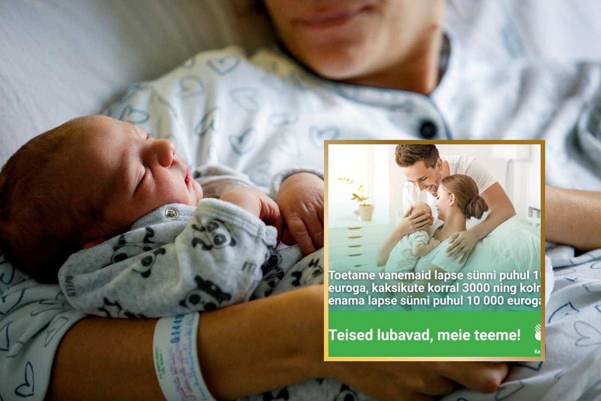 Tallinna uus linnavalitsus ei ole sünnitoetusi siiani suurendanud