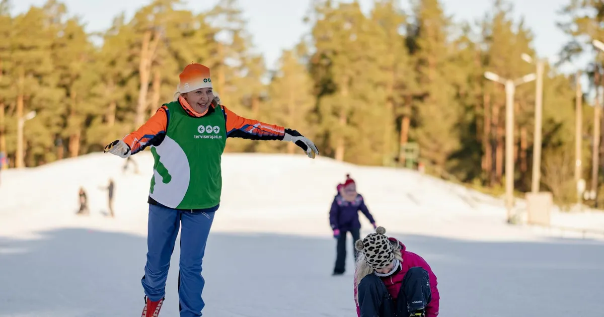 Terviseradadel toimuvad lastele ja täiskasvanutele tasuta suusatunnid