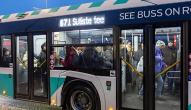 Tallinna ühistranspordiga sõitis mullu 126 miljonit reisijat