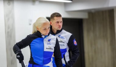 kurlingupaar võitis võistkondade seas pika puuga